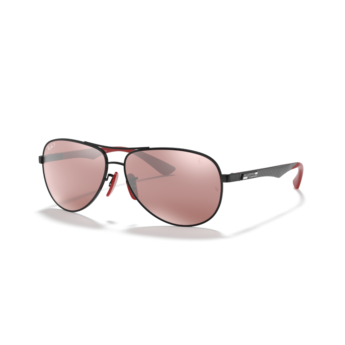 RB 8313M F002H2 61Ray-Ban Scuderia Ferrari Polarize Güneş Gözlüğü