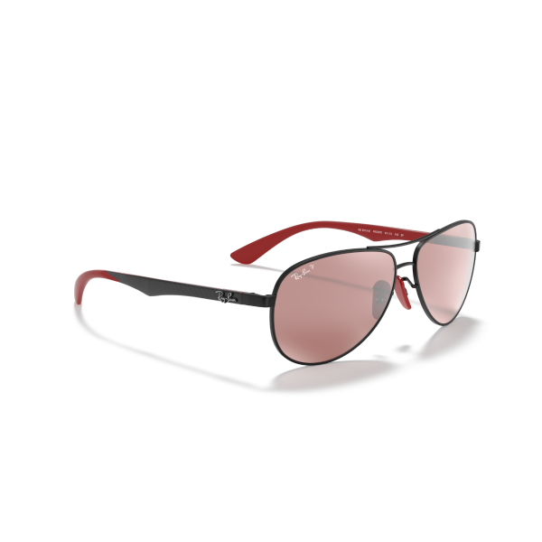 RB 8313M F002H2 61Ray-Ban Scuderia Ferrari Polarize Güneş Gözlüğü