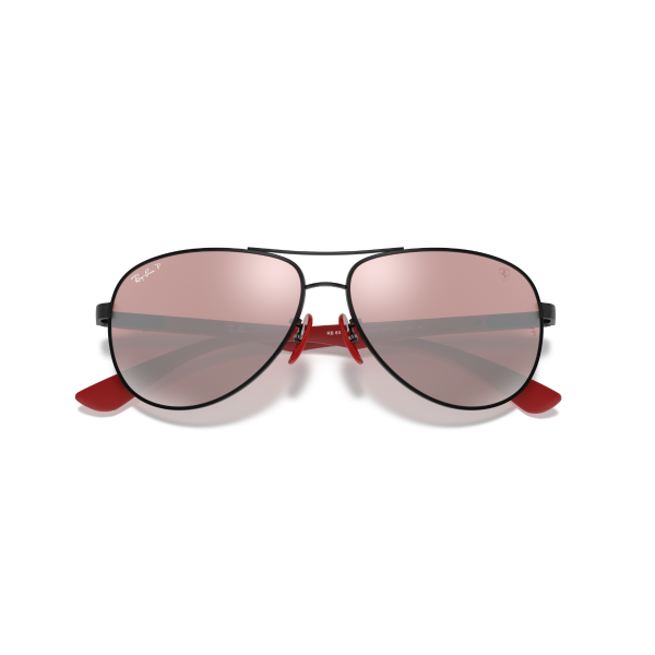 RB 8313M F002H2 61Ray-Ban Scuderia Ferrari Polarize Güneş Gözlüğü