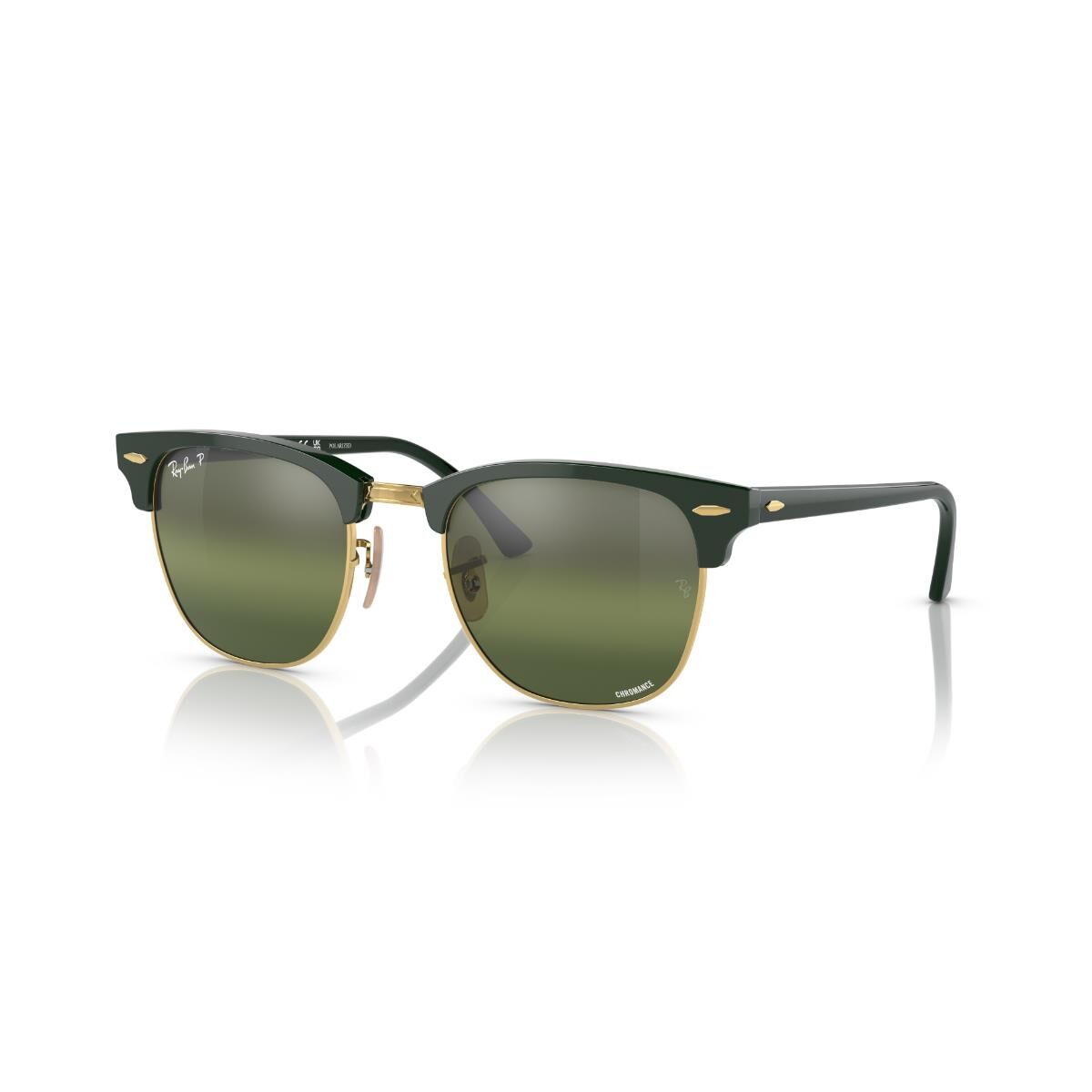 RB 3016 1368G4 55 Ray-Ban CLUBMASTER Chromance Polarize Güneş Gözlüğü