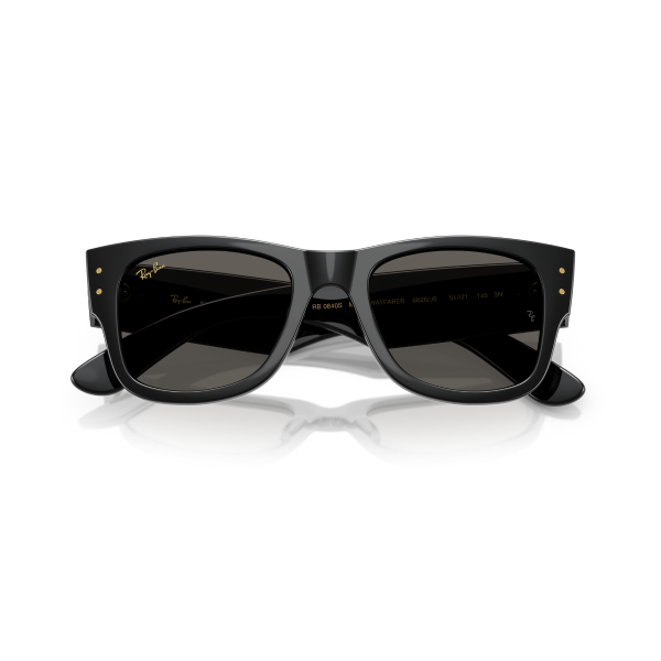 RB 0840S 6826J5 51 Ray-Ban MEGA WAYFARER BLACKED OUT Koleksiyonu Güneş Gözlüğü