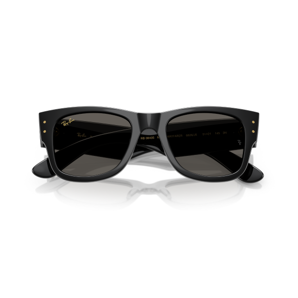 RB 0840S 6826J5 51 Ray-Ban MEGA WAYFARER BLACKED OUT Koleksiyonu Güneş Gözlüğü