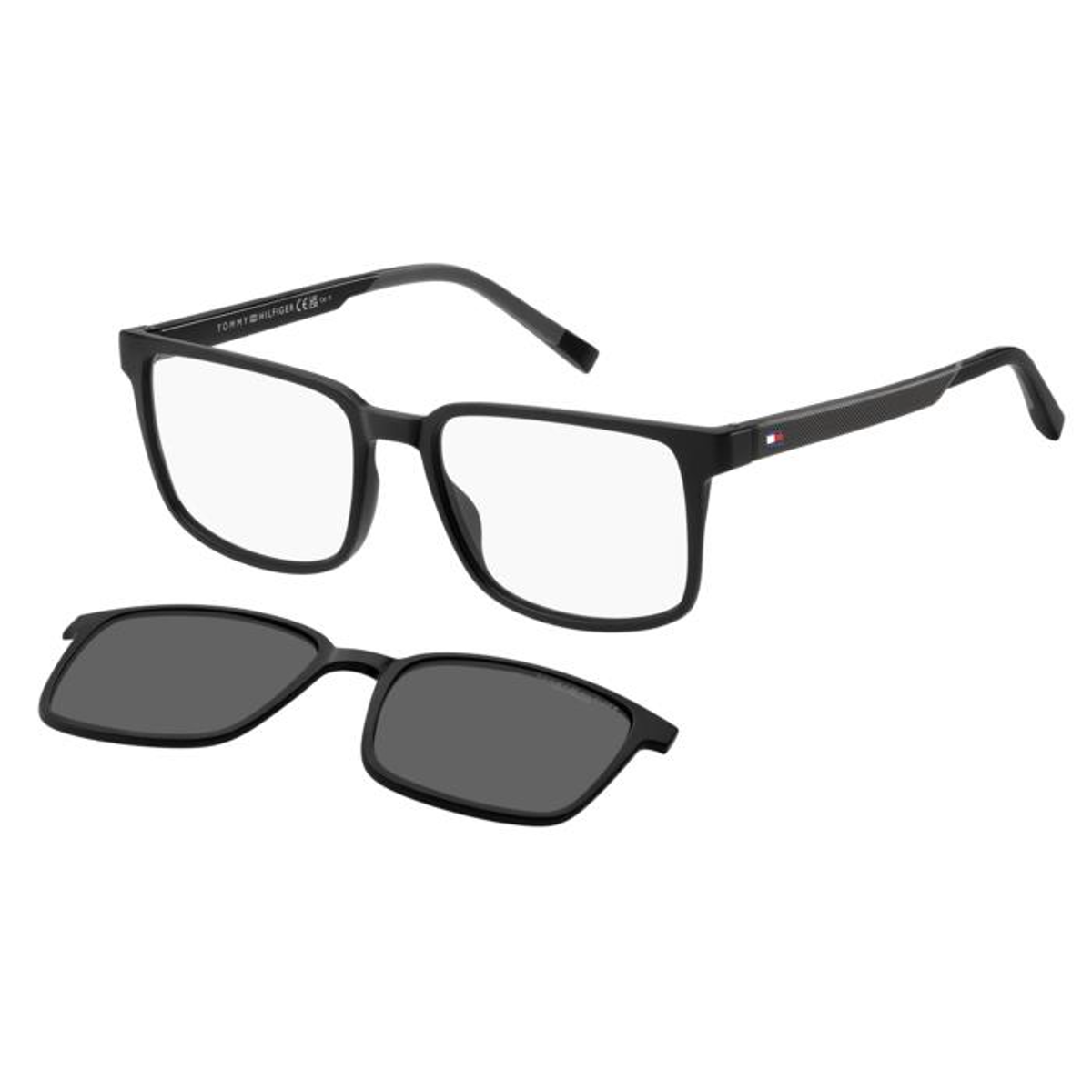 TH 2145/CS 08AM9 55 Tommy Hilfiger Klipsli (Clip-On) Polarize Güneş Gözlüğü