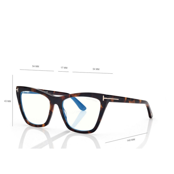 FT 5971-B 052 54 Tom Ford Klipsli (Clip-On) Güneş Gözlüğü