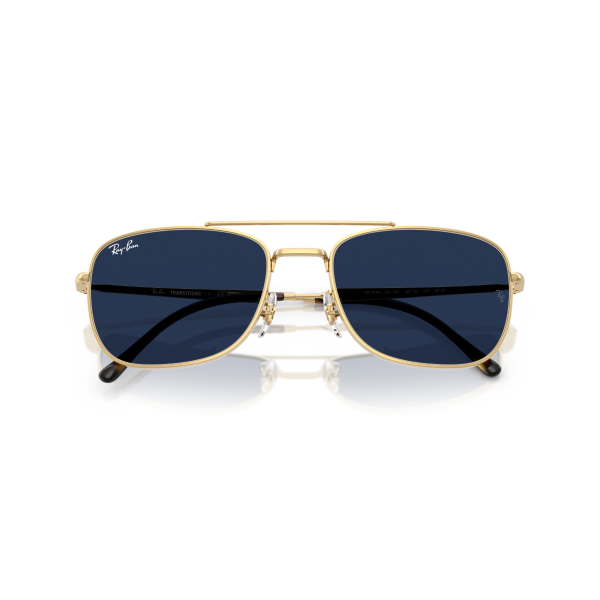 RB 3755 001/GG 62 Ray-Ban TRANSITIONS® Fotokromik Güneş Gözlüğü