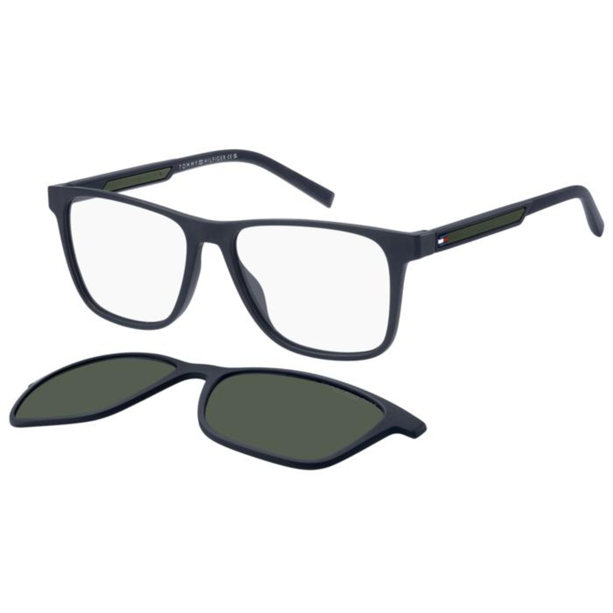 TH 2203/C RNB16 55 Tommy Hilfiger Klipsli (Clip-On) Polarize Güneş Gözlüğü