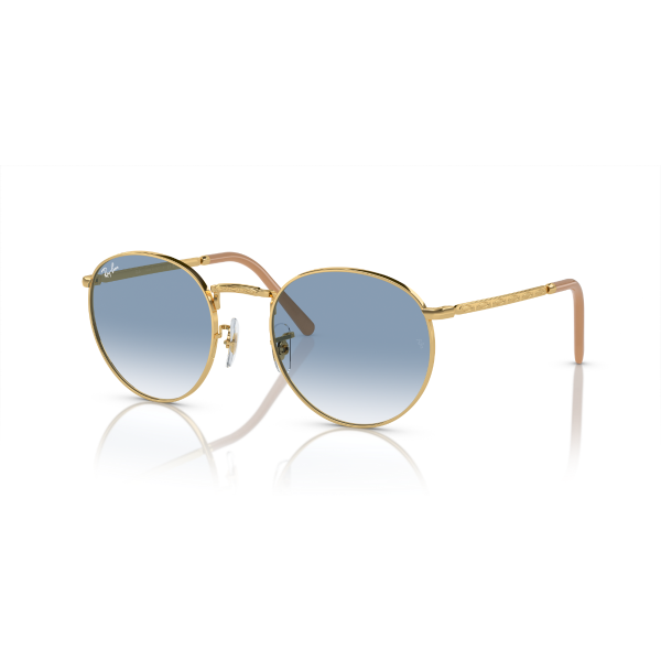 RB 3637 001/3F 53 Ray-Ban NEW ROUND Güneş Gözlüğü