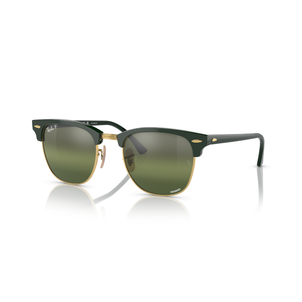 RB 3016 1368G4 49 Ray-Ban CLUBMASTER Chromance Polarize Güneş Gözlüğü