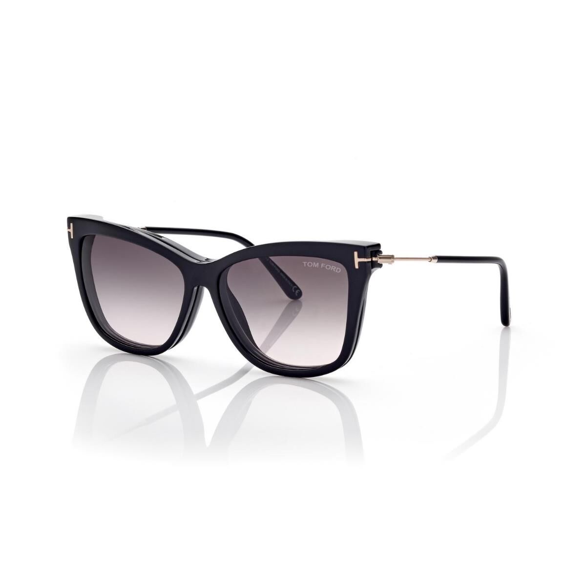 FT 5824-B 001 56 Tom Ford Klipsli (Clip-On) Güneş Gözlüğü