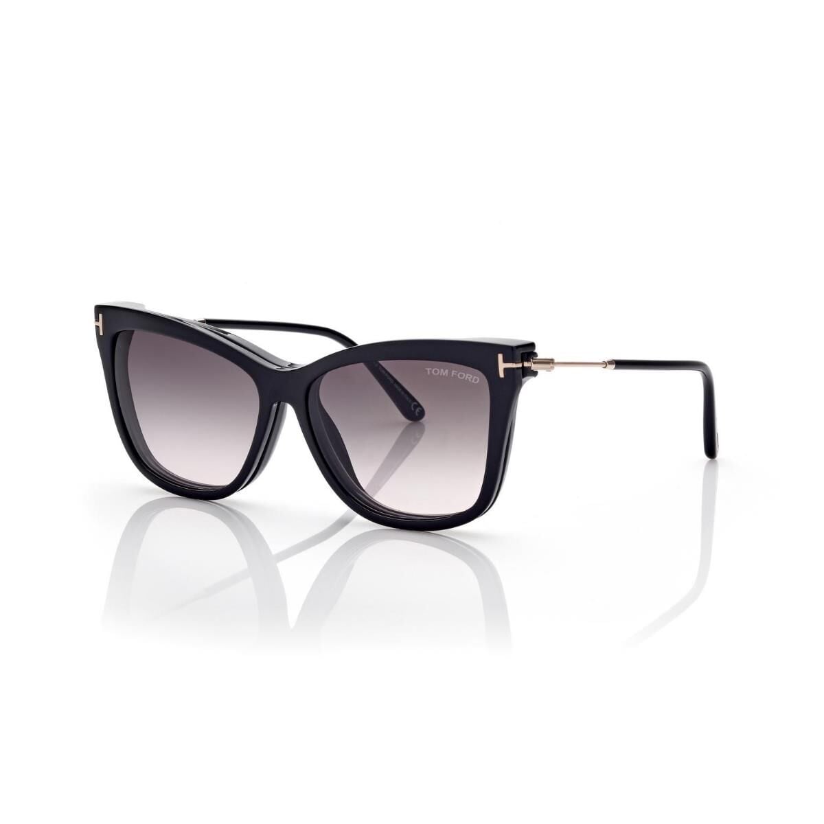 FT 5824-B 001 56 Tom Ford Klipsli (Clip-On) Güneş Gözlüğü