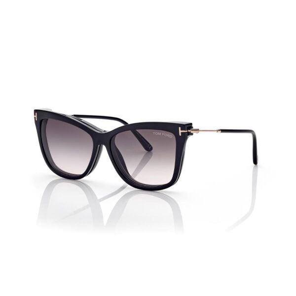 FT 5824-B 001 56 Tom Ford Klipsli (Clip-On) Güneş Gözlüğü