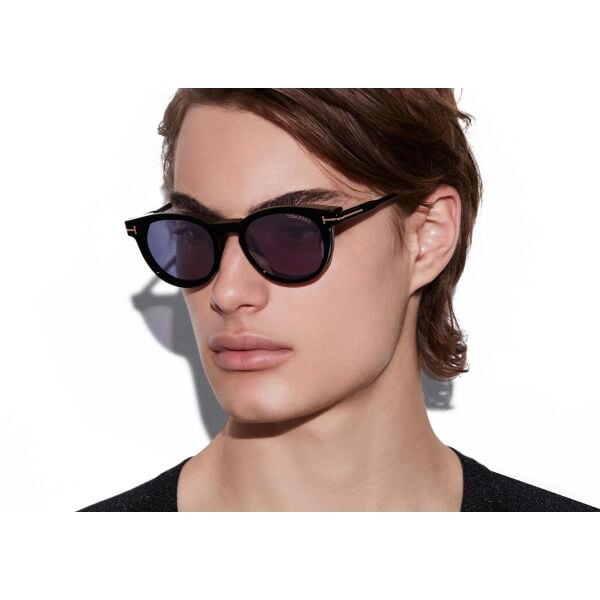 FT 5823-H-B 001 50 Tom Ford Klipsli (Clip-On) Güneş Gözlüğü