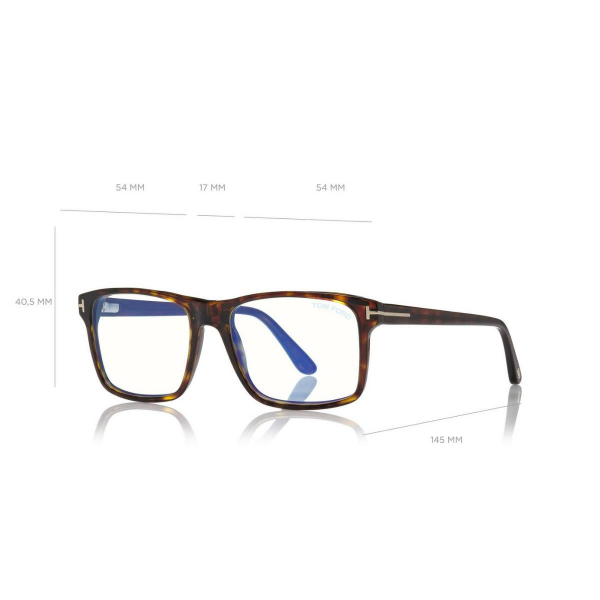 FT 5682-B 052 54 Tom Ford Klipsli (Clip-On) Güneş Gözlüğü