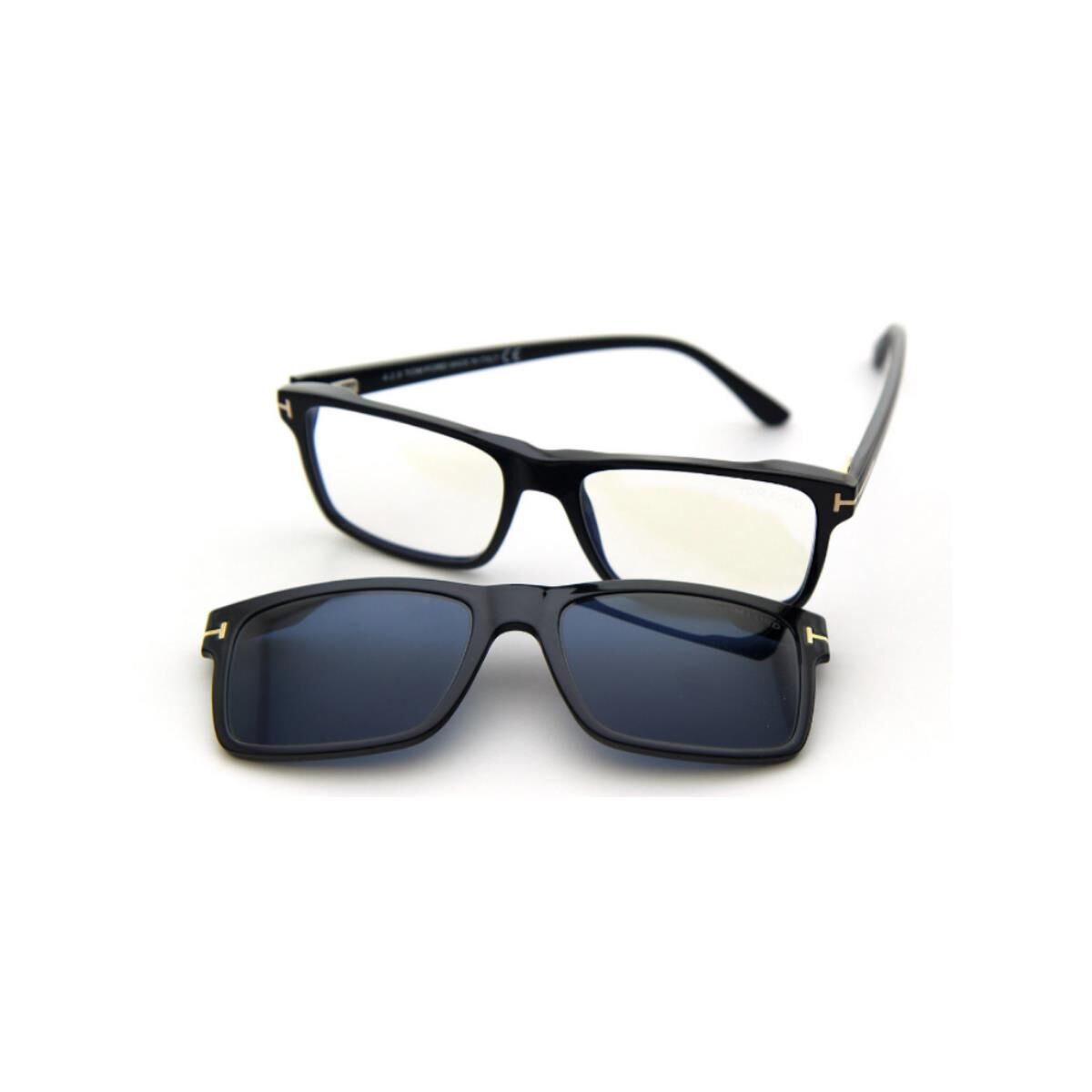 FT 5682-B 001 54 Tom Ford Klipsli (Clip-On) Güneş Gözlüğü