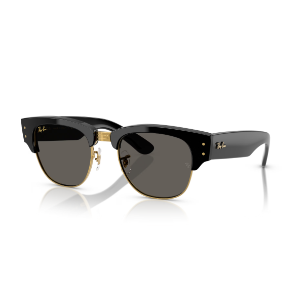 RB 0316S 6826J5 53 Ray-Ban Mega CLUBMASTER BLACKED OUT Koleksiyonu Güneş Gözlüğü