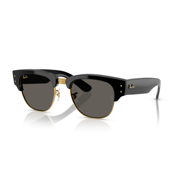 RB 0316S 6826J5 53 Ray-Ban Mega CLUBMASTER BLACKED OUT Koleksiyonu Güneş Gözlüğü