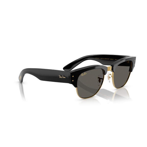 RB 0316S 6826J5 53 Ray-Ban Mega CLUBMASTER BLACKED OUT Koleksiyonu Güneş Gözlüğü