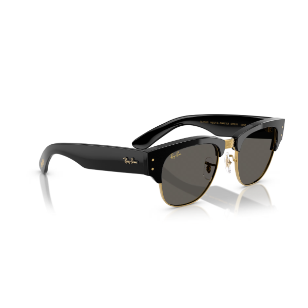 RB 0316S 6826J5 53 Ray-Ban Mega CLUBMASTER BLACKED OUT Koleksiyonu Güneş Gözlüğü