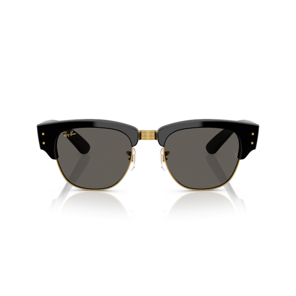 RB 0316S 6826J5 53 Ray-Ban Mega CLUBMASTER BLACKED OUT Koleksiyonu Güneş Gözlüğü