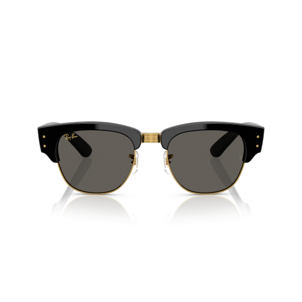 RB 0316S 6826J5 53 Ray-Ban Mega CLUBMASTER BLACKED OUT Koleksiyonu Güneş Gözlüğü