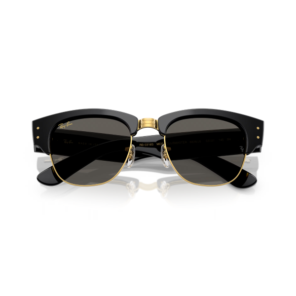 RB 0316S 6826J5 53 Ray-Ban Mega CLUBMASTER BLACKED OUT Koleksiyonu Güneş Gözlüğü