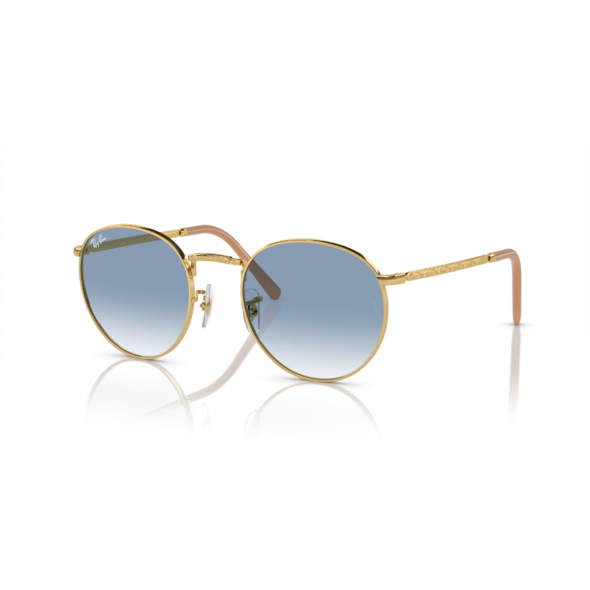 RB 3637 001/3F 50 Ray-Ban NEW ROUND Güneş Gözlüğü