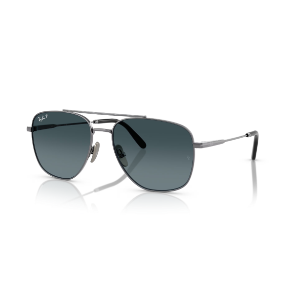 RB 8097 165/S3 59 Ray-Ban WILLIAM Titanyum Polarize Güneş Gözlüğü