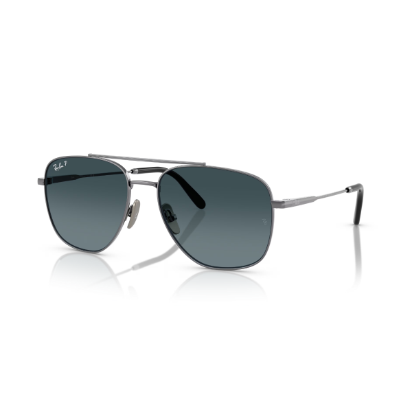 RB 8097 165/S3 59 Ray-Ban WILLIAM Titanyum Polarize Güneş Gözlüğü