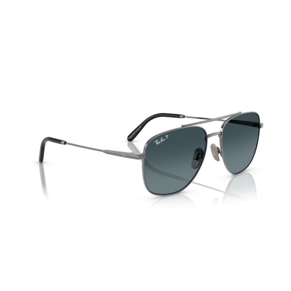 RB 8097 165/S3 59 Ray-Ban WILLIAM Titanyum Polarize Güneş Gözlüğü