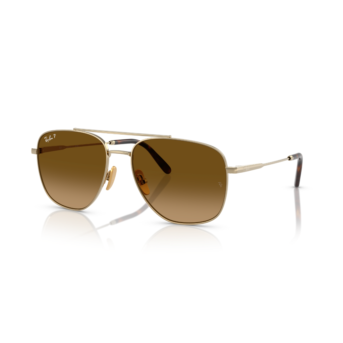 RB 8097 9265M2 59 Ray-Ban WILLIAM Titanyum Polarize Güneş Gözlüğü