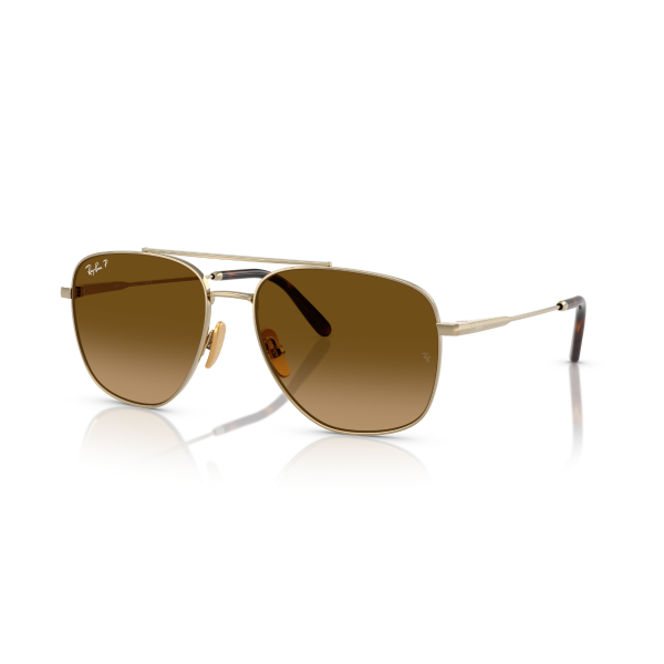 RB 8097 9265M2 59 Ray-Ban WILLIAM Titanyum Polarize Güneş Gözlüğü