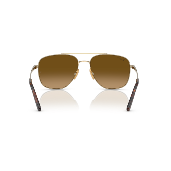 RB 8097 9265M2 59 Ray-Ban WILLIAM Titanyum Polarize Güneş Gözlüğü