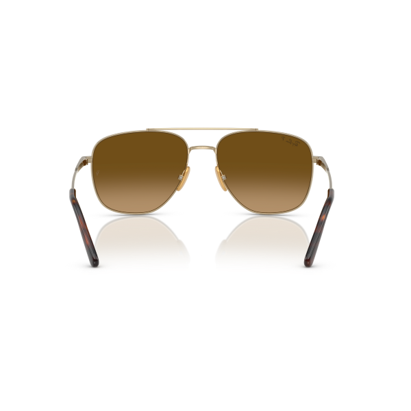 RB 8097 9265M2 59 Ray-Ban WILLIAM Titanyum Polarize Güneş Gözlüğü