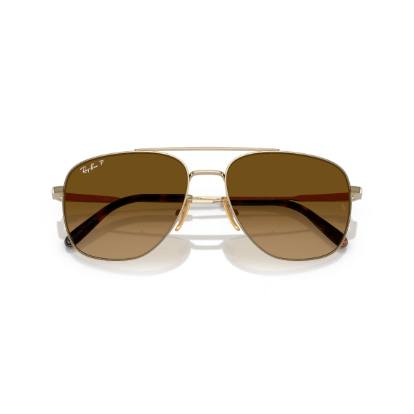 RB 8097 9265M2 59 Ray-Ban WILLIAM Titanyum Polarize Güneş Gözlüğü