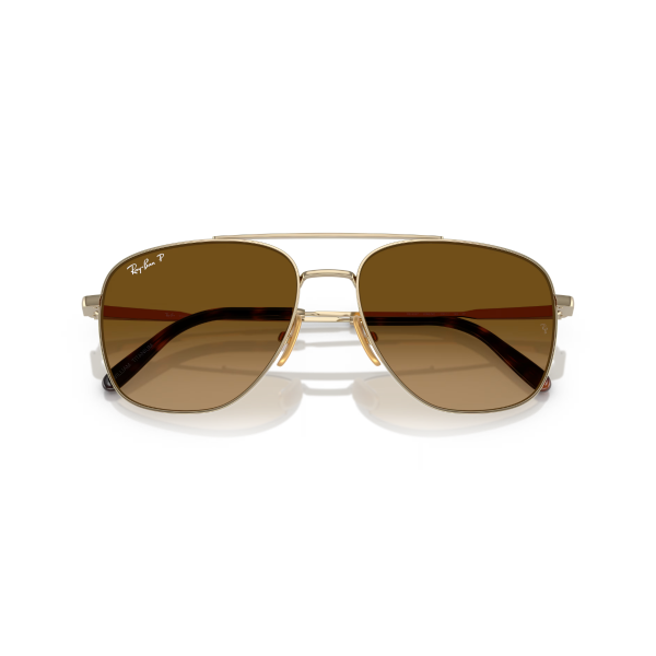 RB 8097 9265M2 59 Ray-Ban WILLIAM Titanyum Polarize Güneş Gözlüğü