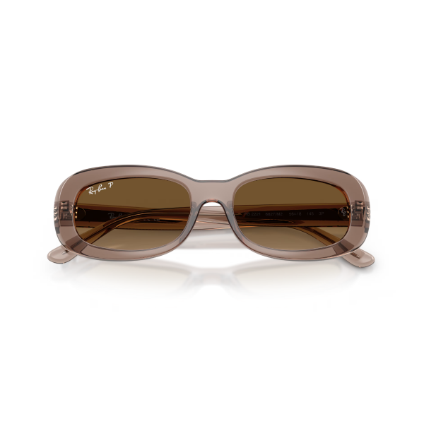 RB 2221 6827M2 53 Ray-Ban Polarize Güneş Gözlüğü