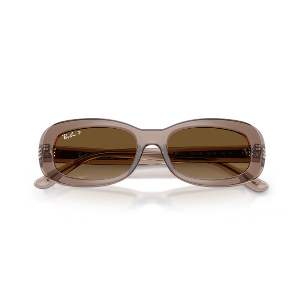 RB 2221 6827M2 53 Ray-Ban Polarize Güneş Gözlüğü