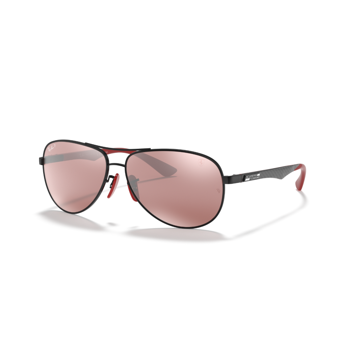 RB 8313M F002H2 61Ray-Ban Scuderia Ferrari Polarize Güneş Gözlüğü