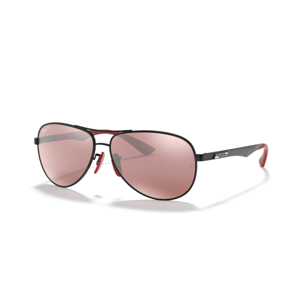 RB 8313M F002H2 61Ray-Ban Scuderia Ferrari Polarize Güneş Gözlüğü