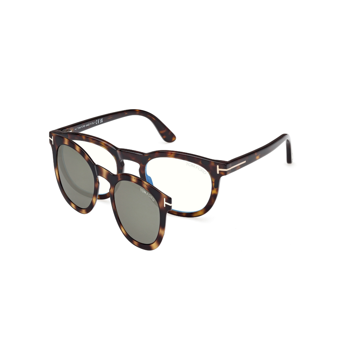 FT 5993-B 052 50 Tom Ford Klipsli (Clip-On) Güneş Gözlüğü
