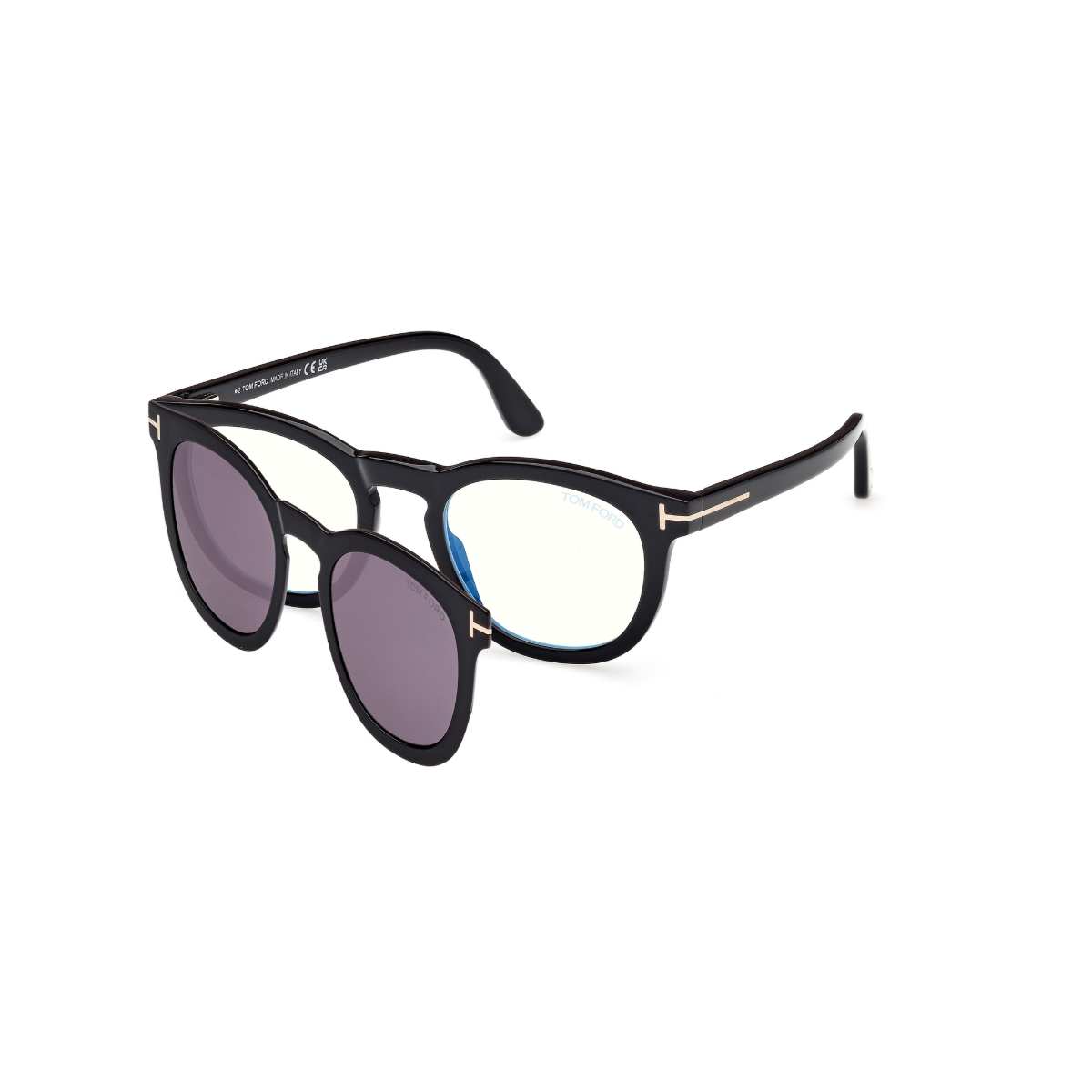 FT 5993-B 001 50 Tom Ford Klipsli (Clip-On) Güneş Gözlüğü