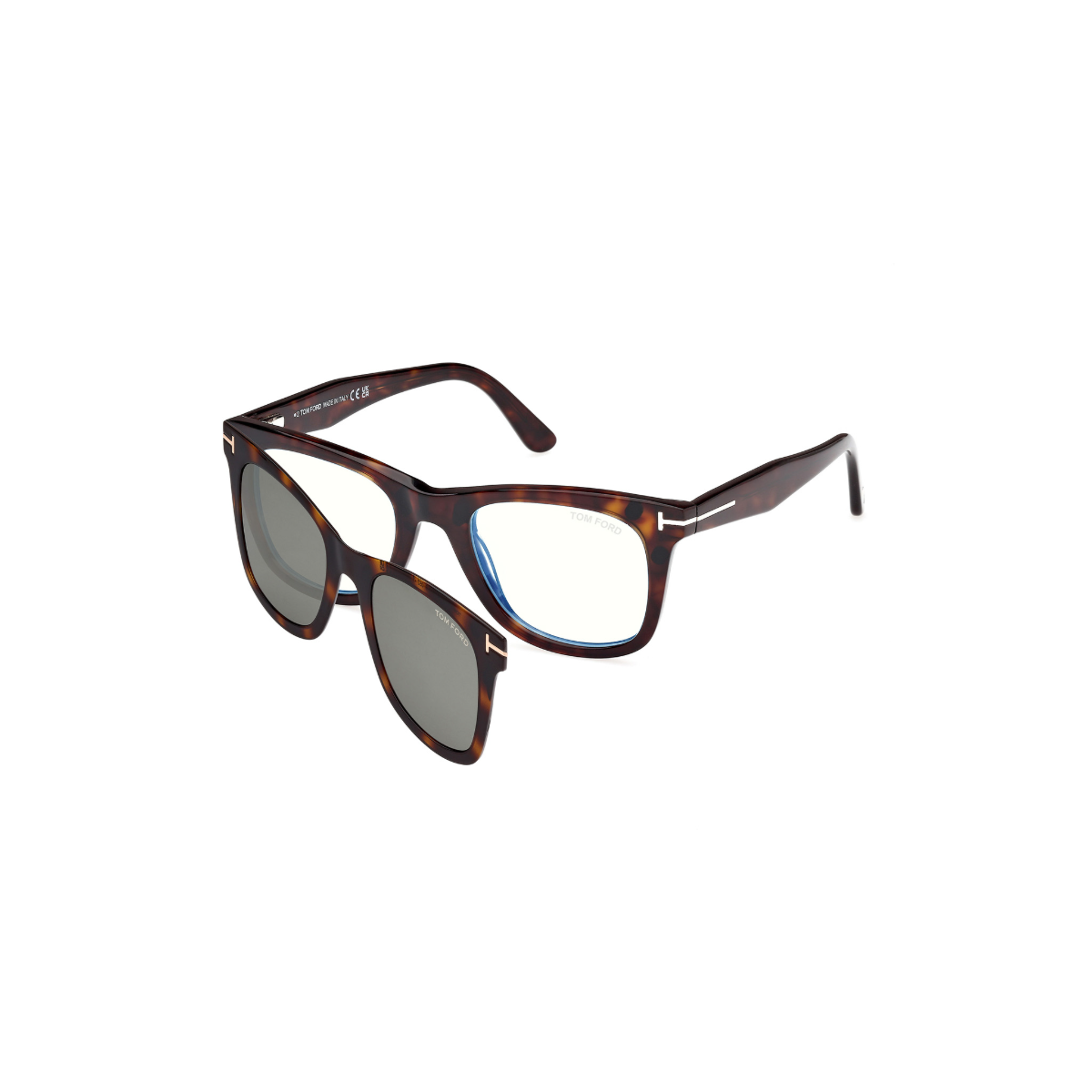 FT 5970-B 052 50 Tom Ford Klipsli (Clip-On) Güneş Gözlüğü