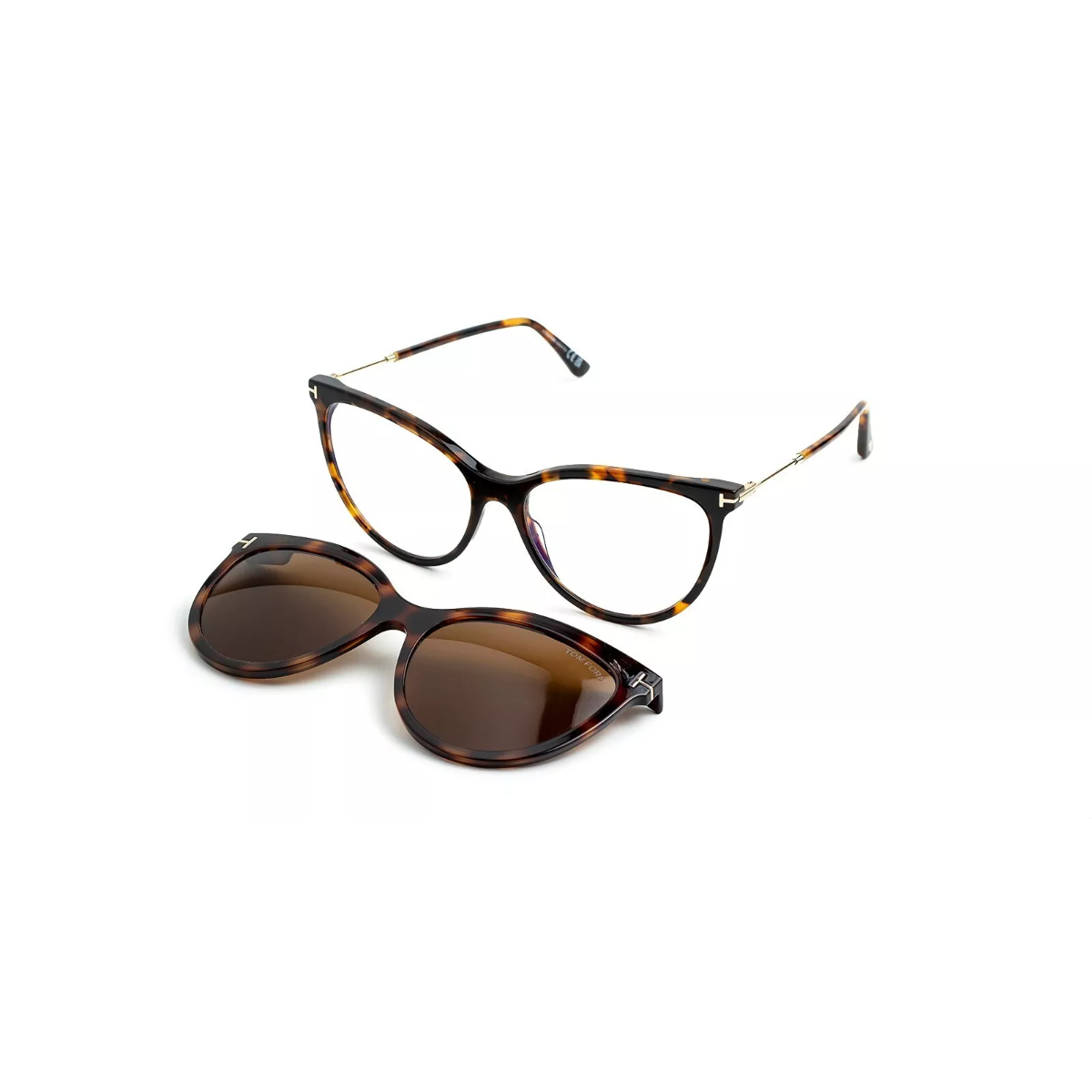 FT 5994-B 052 56 Tom Ford Klipsli (Clip-On) Güneş Gözlüğü