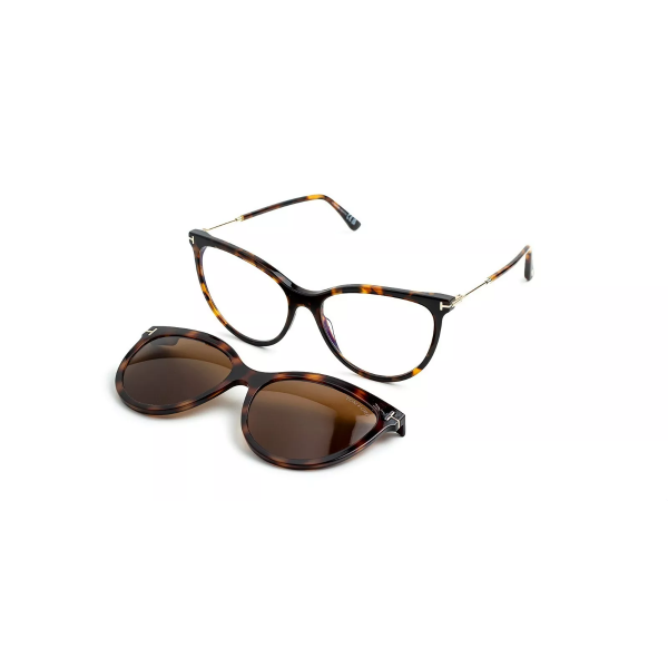 FT 5994-B 052 56 Tom Ford Klipsli (Clip-On) Güneş Gözlüğü