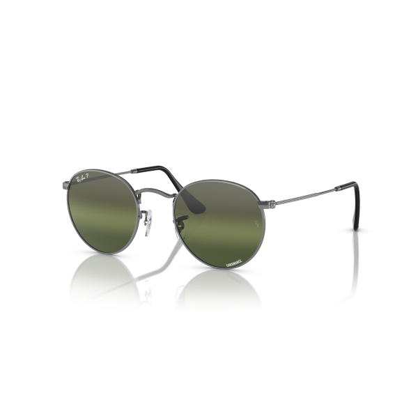 RB 3447 004/G4 50 Ray-Ban ROUND METAL Chromance Polarize Güneş Gözlüğü