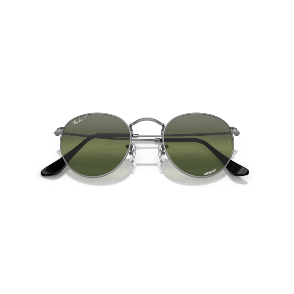 RB 3447 004/G4 50 Ray-Ban ROUND METAL Chromance Polarize Güneş Gözlüğü