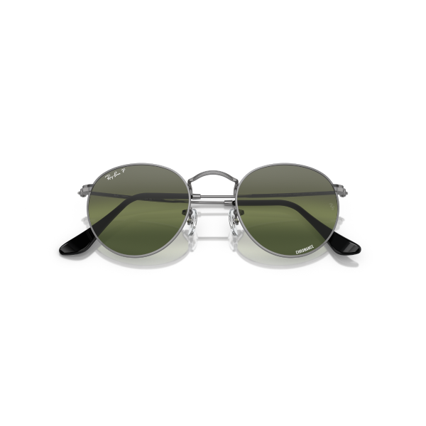 RB 3447 004/G4 50 Ray-Ban ROUND METAL Chromance Polarize Güneş Gözlüğü