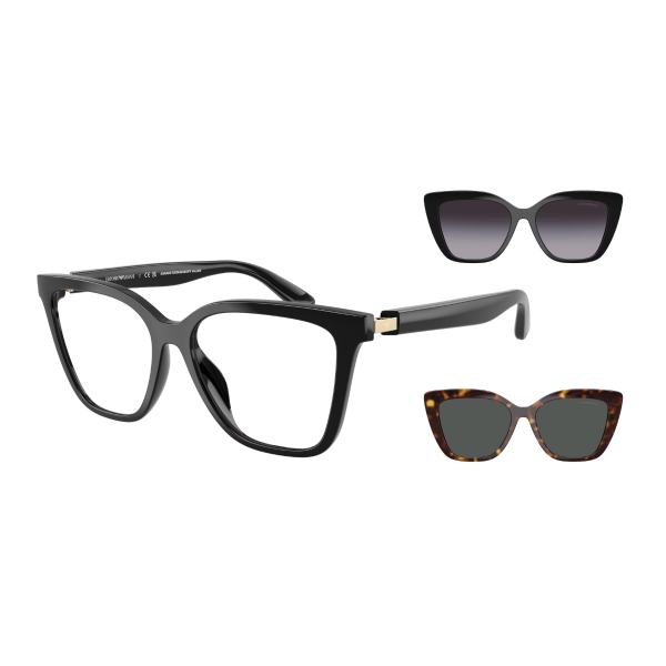 EA 4254U 50171W 52 Emporio Armani Klipsli (Clip-On)  Güneş Gözlüğü
