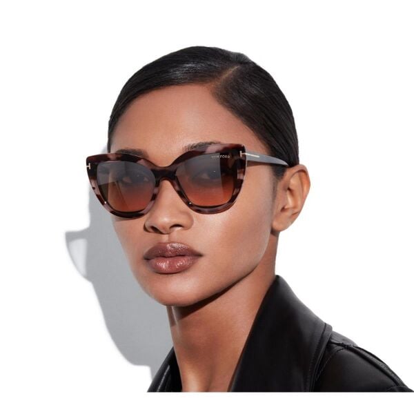 FT 5641-B 001 53 Tom Ford Klipsli (Clip-On) Güneş Gözlüğü