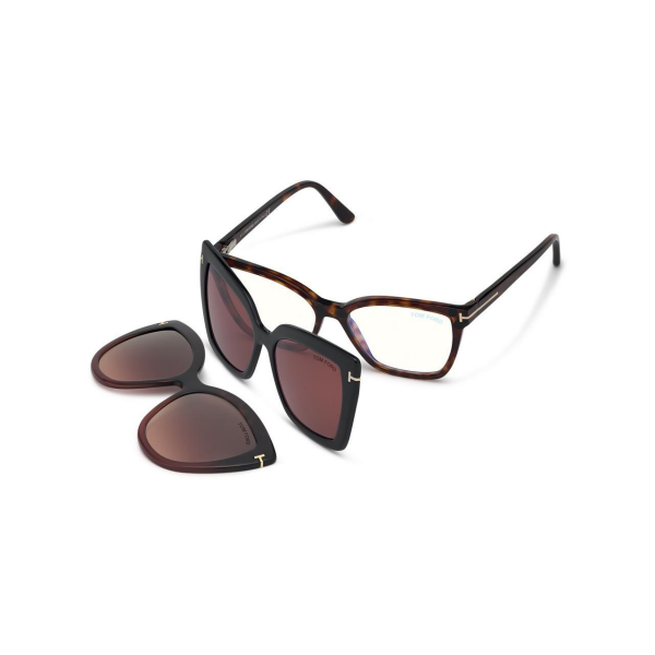 TF 5641-B 054 53 Tom Ford Çift Klipsli (Clip-On) Güneş Gözlüğü
